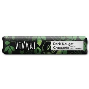 Vivani Chocolate To Go dark nougat croccante vegan bio 35g