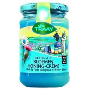 Traay Bloemen honing creme bio 350g