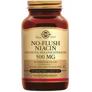 Solgar No-Flush Niacin 500 mg 50caps
