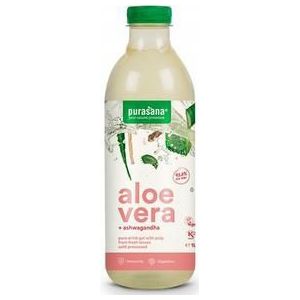 Purasana Aloe vera drink gel ashwagandha vegan bio 1000ml