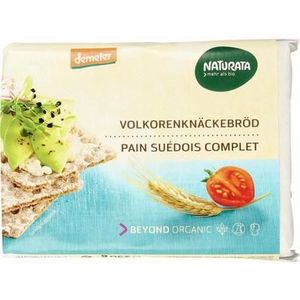 Naturata Knackebrod volkoren rogge demeter bio 250g