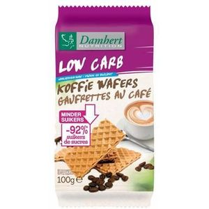 Damhert Koffiewafers low carb 100g