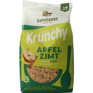 Barnhouse Krunchy appel kaneel bio 375g