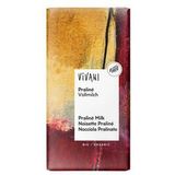 Vivani Chocolade melk praline nougat bio 100g