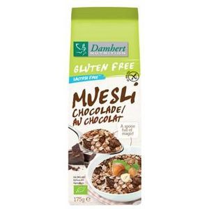Damhert Muesli chocolade glutenvrij bio 175g