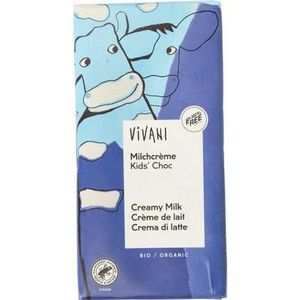 Vivani Chocolade melk kinderchocolade bio 100g