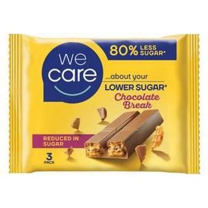 We Care Lower sugar reep chocolate break 65g