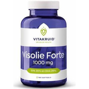 Vitakruid Visolie Forte 1000mg EPA 35% DHA 25% 180sft