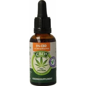 Jacob Hooy CBD plus olie 5% 30ml