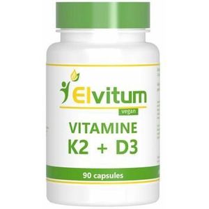 Elvitaal/elvitum Vitamine K2 & D3 90st