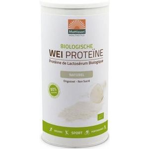 Mattisson Wei Whey proteine naturel 80% bio 450g
