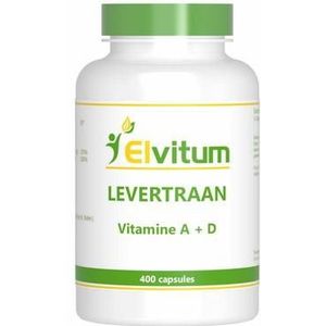 Elvitaal/elvitum Levertraan A D3 400ca