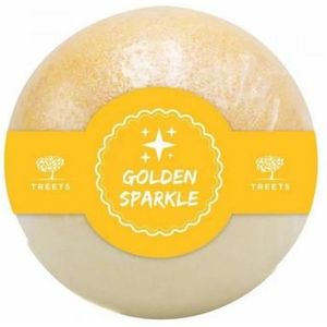 Treets Bath ball glitter golden spark 1st