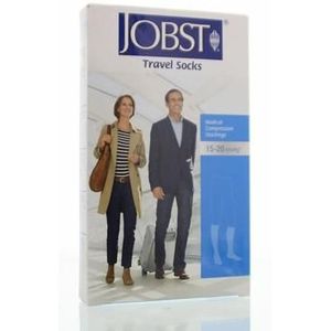 Jobst Travel socks zwart maat 1 (37-38) 1paar