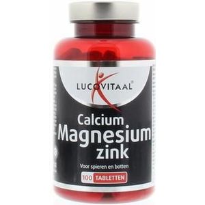 Lucovitaal Calcium magnesium zink 100tb