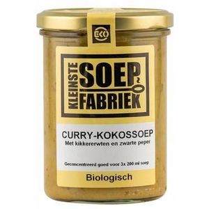 Kleinstesoepfabr Curry Kokossoep bio 400g
