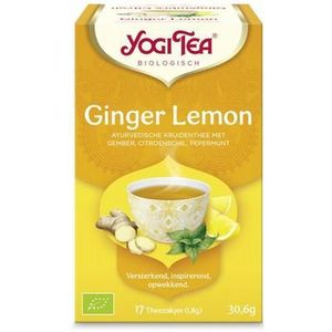 Yogi Tea Ginger lemon munt bio 17st