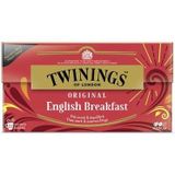 Twinings English breakfast envelop zwart 25st