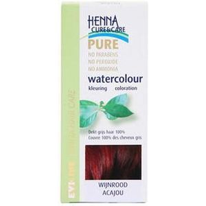Henna Cure & Care Watercolour wijnrood 5g