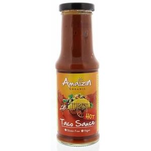 Amaizin Taco saus hot bio 220g