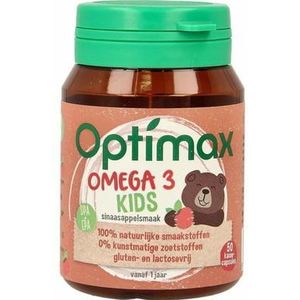 Optimax Kinder omega 3 sinaasappel 50kca