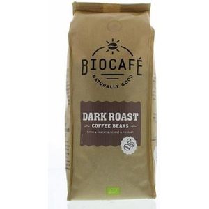 Biocafe Koffiebonen dark roast bio 500g