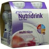 Nutridrink Multi fibre aardbei 200ml 4st