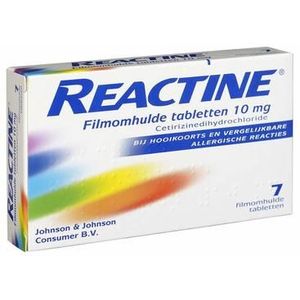 Reactine Anti histaminicum 10mg 7tb