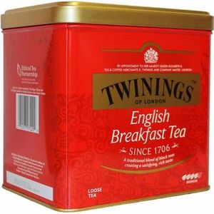 Twinings English breakfast blik 500g