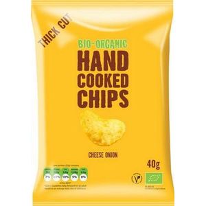 Trafo Chips handcooked kaas & ui bio 40g