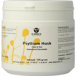 Groene Os Psyllium husk hond kat 125g