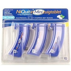 Niquitin Zuigtablet mini mint 4mg 60zt