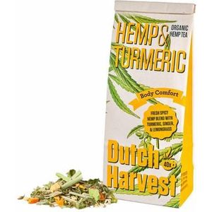 Dutch Harvest Hemp & turmeric organic tea bio 50g