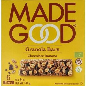 Made Good Granola bar chocolate banana 24 gram bio 6x24g