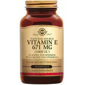 Solgar Vitamin E 671 mg/1000 IU Complex 50