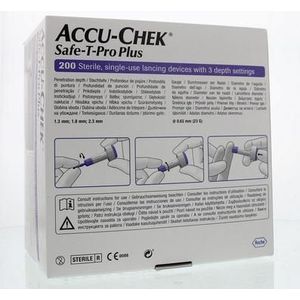 Accu Chek Safe T-pro plus lancetten 200st