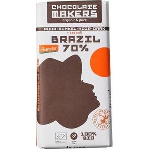 Chocolatemakers Brazil 70% puur demeter bio 80g