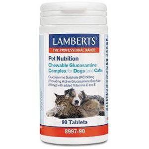 Lamberts Glucosamine kauwtabletten voor hond en kat 90tb