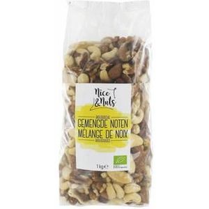 Nice & Nuts Gemengde noten rauw bio 1000g