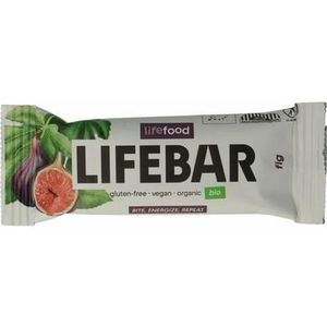 Lifefood Lifebar energiereep vijg raw en bio 40g