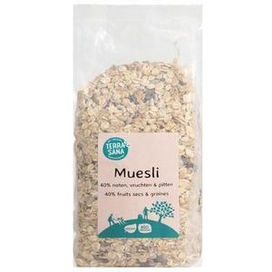 Terrasana Muesli noten & zuidvruchten bio 750g