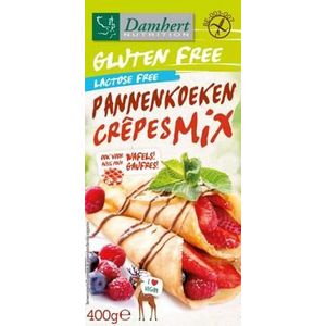 Damhert Pannenkoeken en wafelmix gluten- & lactosevrij 400g