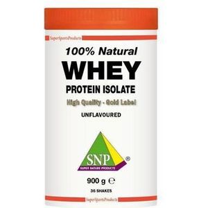 SNP Whey proteine isolate 100% natural 900g