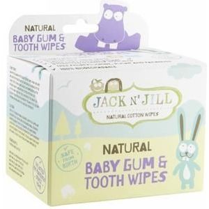 Jack n Jill Natural baby gum & tooth wipes 25st