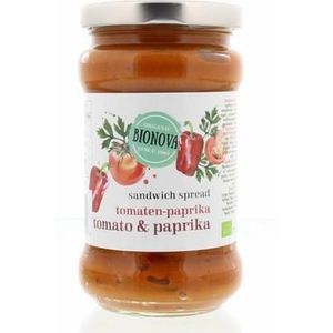 Bionova Sandwichspread tomaat/paprika bio 280g
