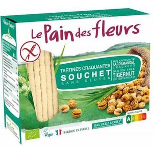 Pain Des Fleurs Krokante bio crackers met aardamandel bio 150g