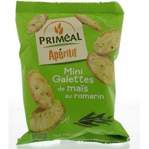 Primeal Aperitive mini maiscrackers olijf rozemarijn bio 50g