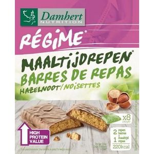 Damhert Afslank proteinereep chocolade hazelnoot 240g