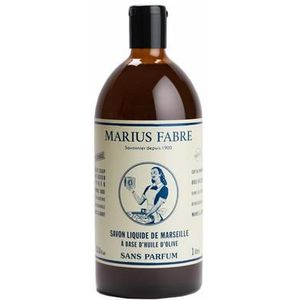 Marius Fabre Nature Marseille zeep zonder parfum navul 1000ml