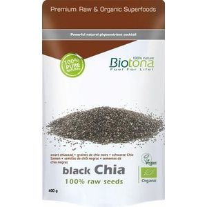 Biotona Black chia raw seeds bio 400g